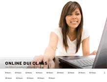 Tablet Screenshot of onlineduiclass.com